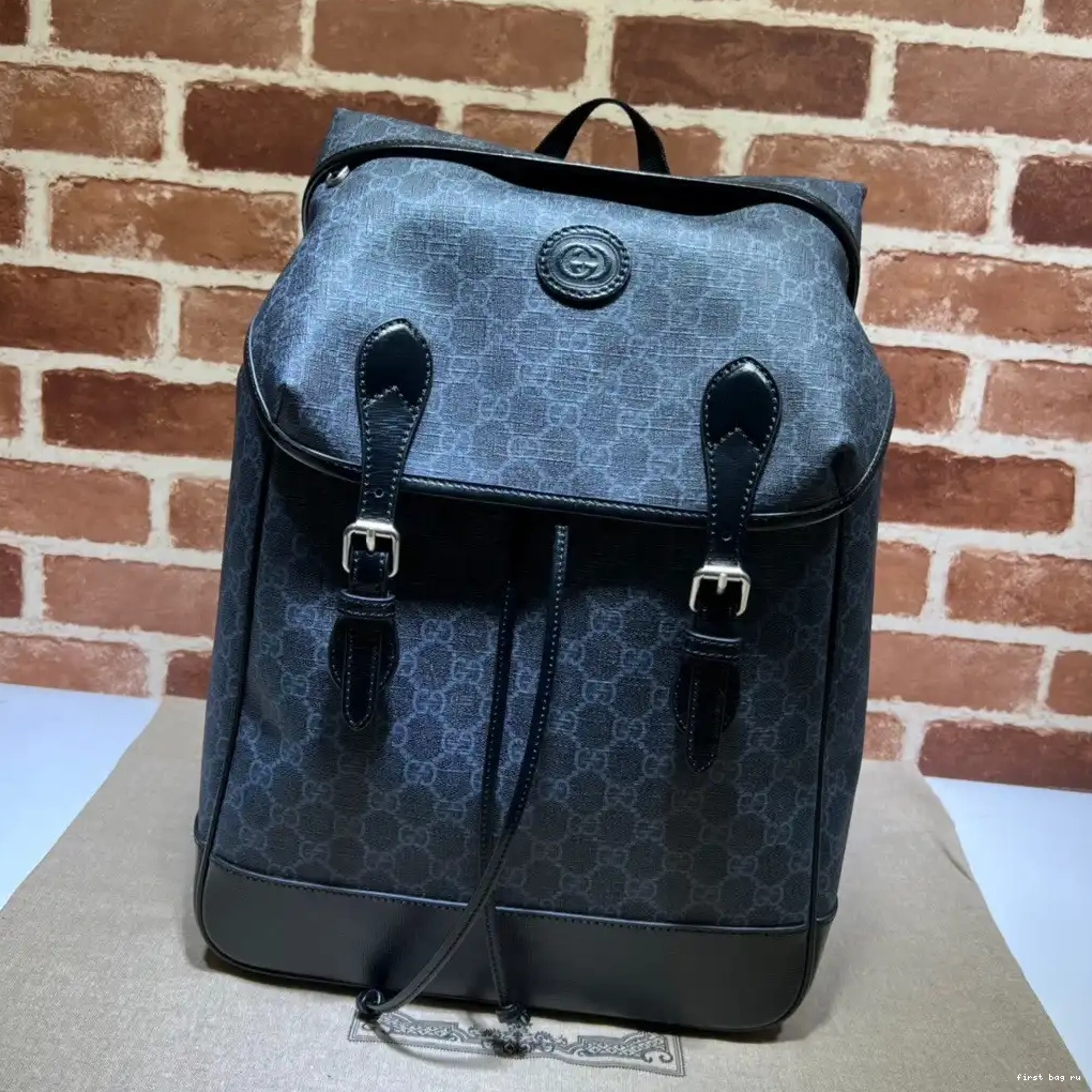 Firstbag ru G with Gucci Interlocking backpack Medium 0629